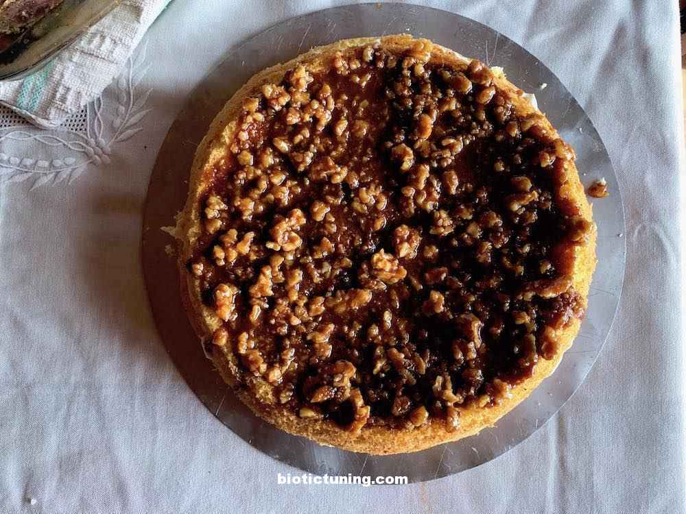 Torta de nueces al estilo valdiviano